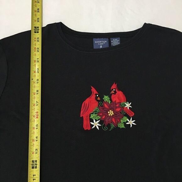 Mountain Lake Christmas Long Sleeve Shirt Top - Picture 8 of 12